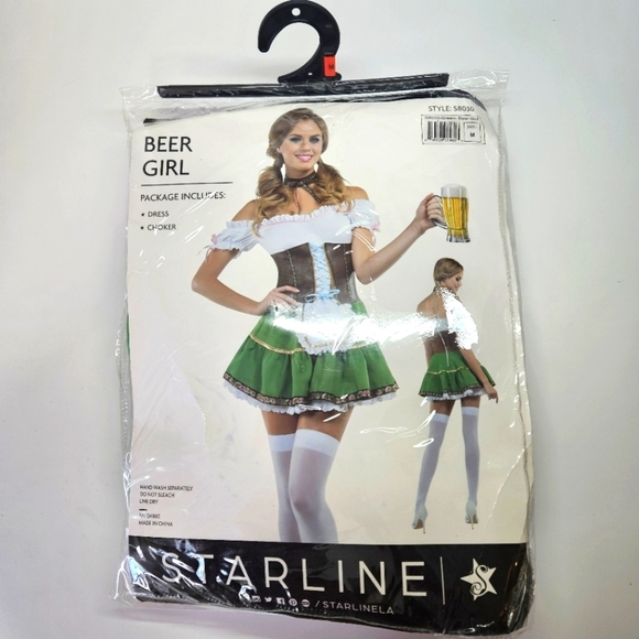 NEW Starline Vintage Beer Girl 49 Oktoberfest Sexy Costume Set Medium Yandy - Picture 2 of 5